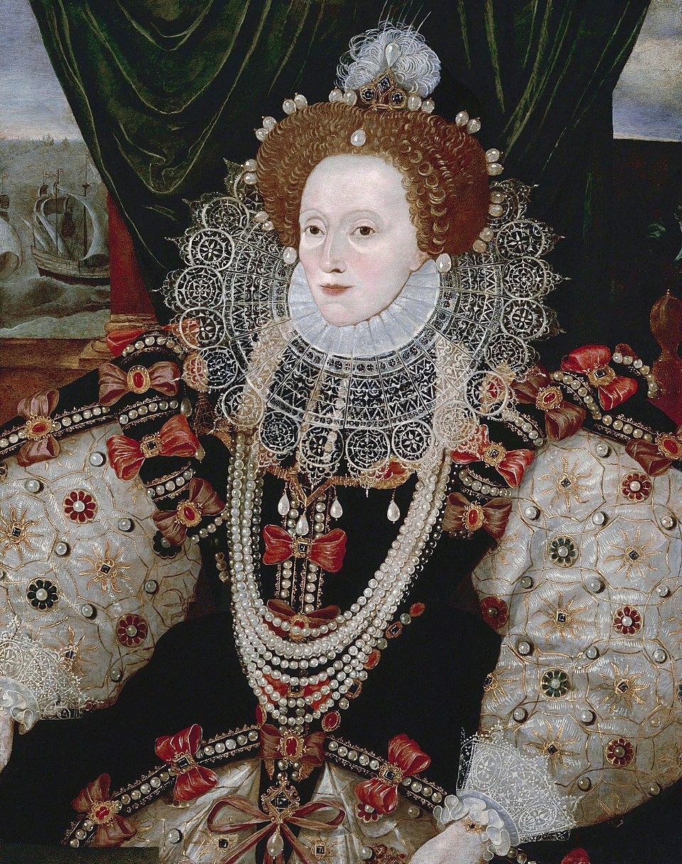 Elizabeth I of England wearing pearl jewelry